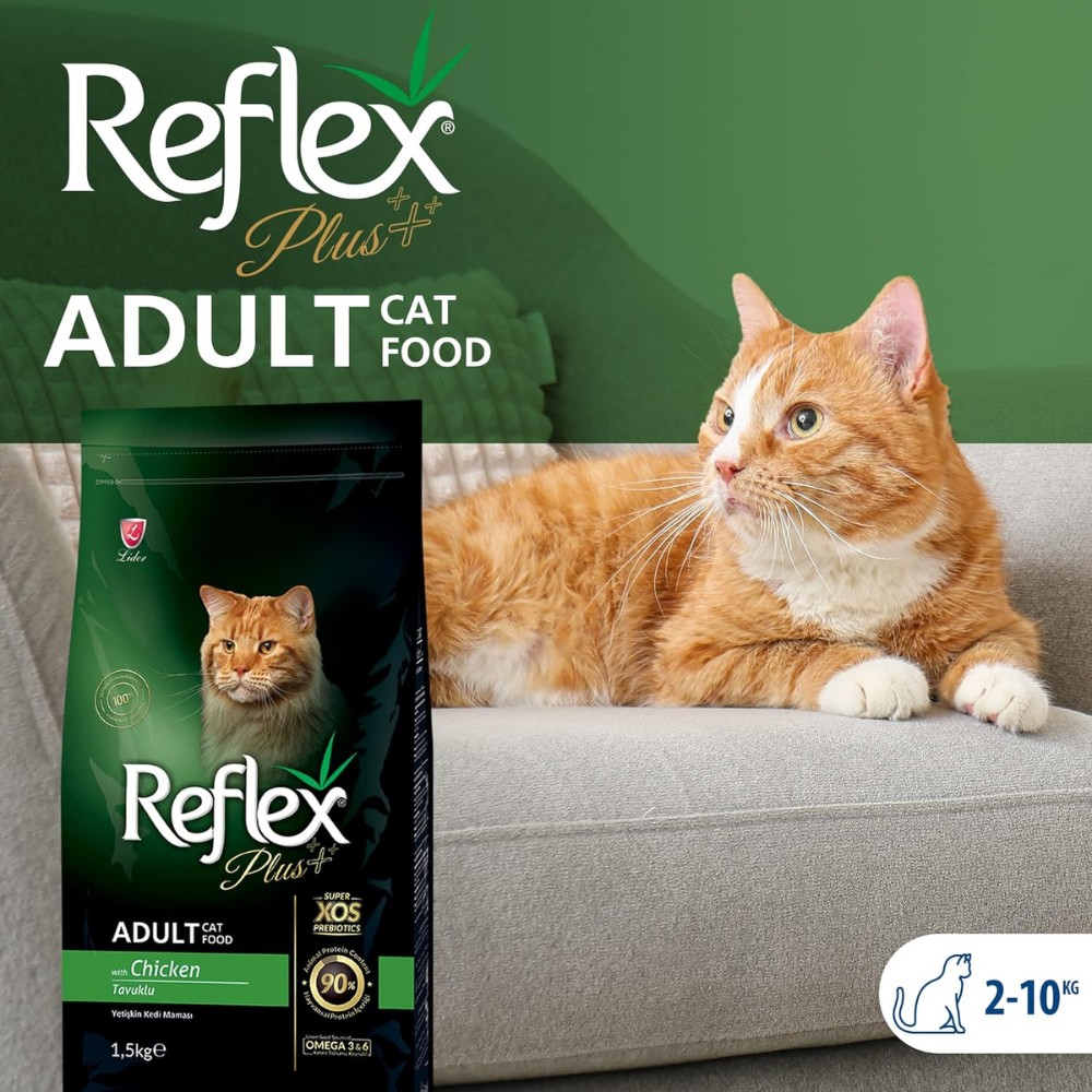 REFLEX PLUS CAT 8KG ADULT CHICKEN DRY CAT FOOD image 2