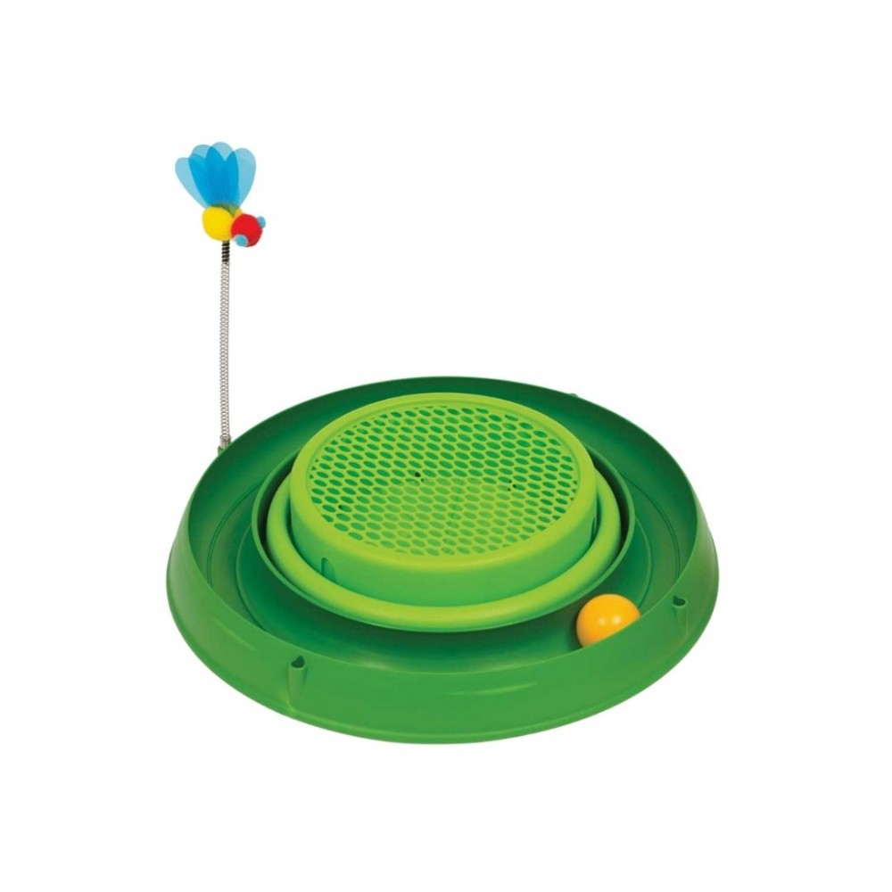CATIT PLAY 3 IN 1 CIRCUIT BALL WITH CAT GRASS image 3