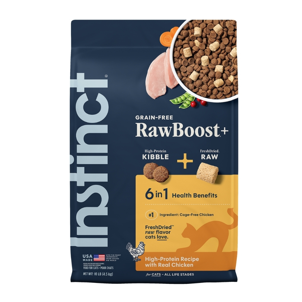 INSTINCT CAT RAW BOOST 4.5KG (10LB) GRAIN FREE RECIPE WITH REAL CHICKEN DRY CAT FOOD image 8