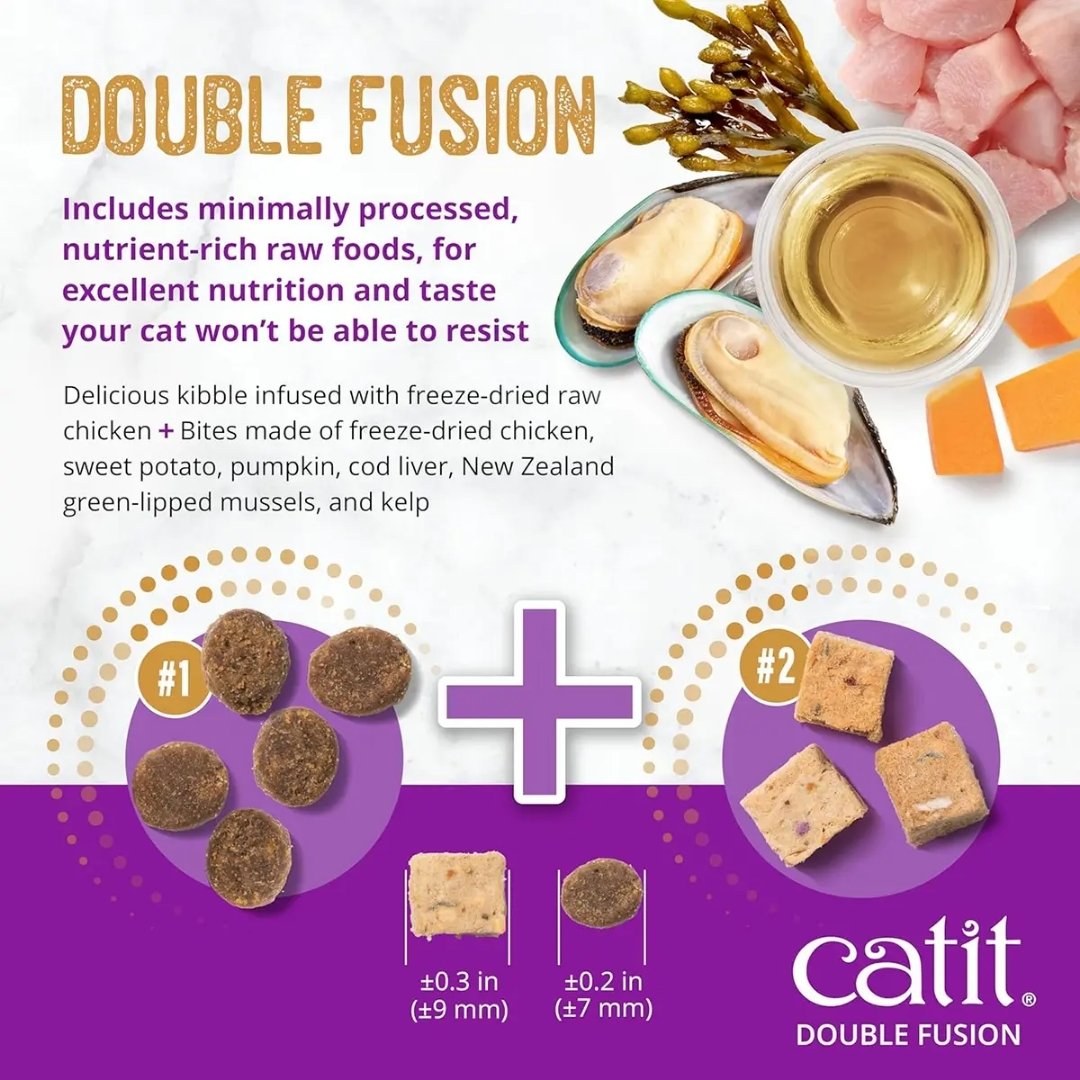 CATIT RECIPES DOUBLE FUSION 1.8KG INDOOR CAT DRY CAT FOOD image 6