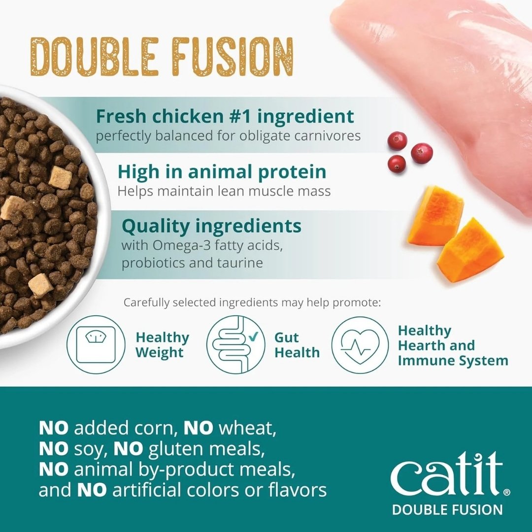 CATIT RECIPES DOUBLE FUSION 1.8KG SENIOR CAT DRY CAT FOOD image 3