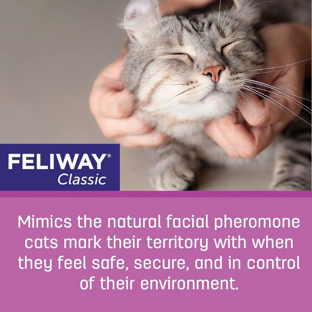 FELIWAY 48ML CLASSIC DIFFUSER WITH REFILL FOR CAT image 4