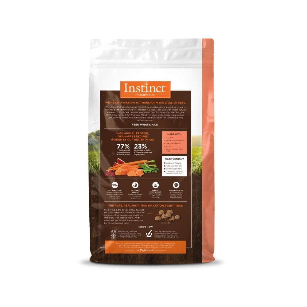 INSTINCT CAT ORIGINAL 2KG (4.5LB) GRAIN FREE RECIPE WITH REAL SALMON DRY CAT FOOD image 11