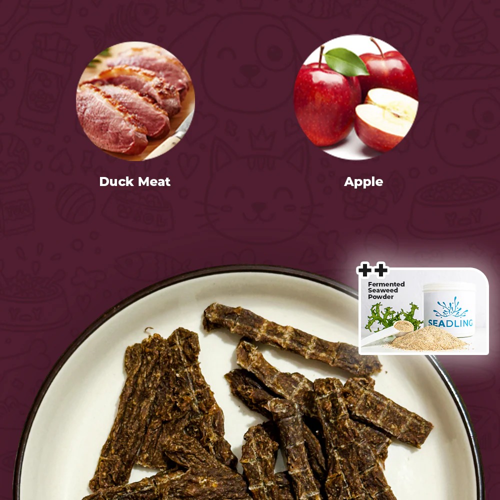 BARKERY OVEN AIR DRIED 100G MUSCLE BOOST DUCK & APPLE DOG & CAT SNACK image 2