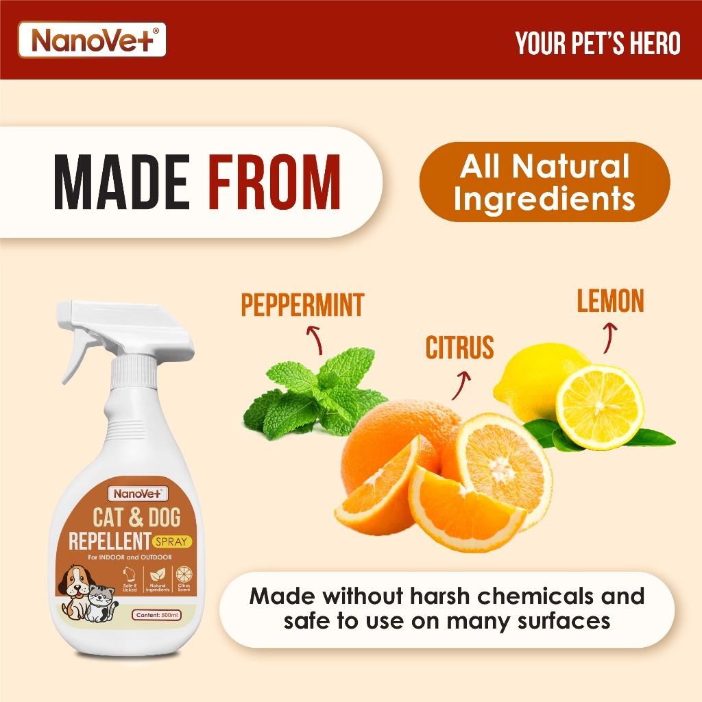 NANOVET REPELLENT FOR CAT & DOG 500ML image 3