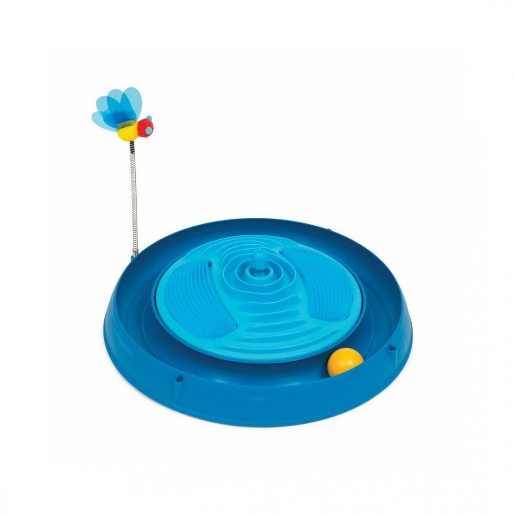 CATIT PLAY 3 IN 1 CIRCUIT BALL WITH CATNIP MASSAGER image 3