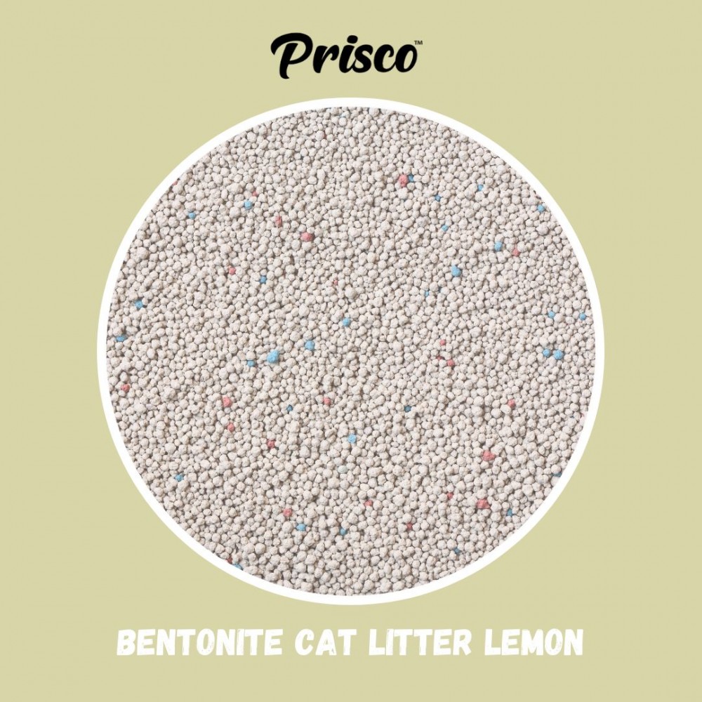 PRISCO 10L LEMON BENTONITE CAT LITTER image 3