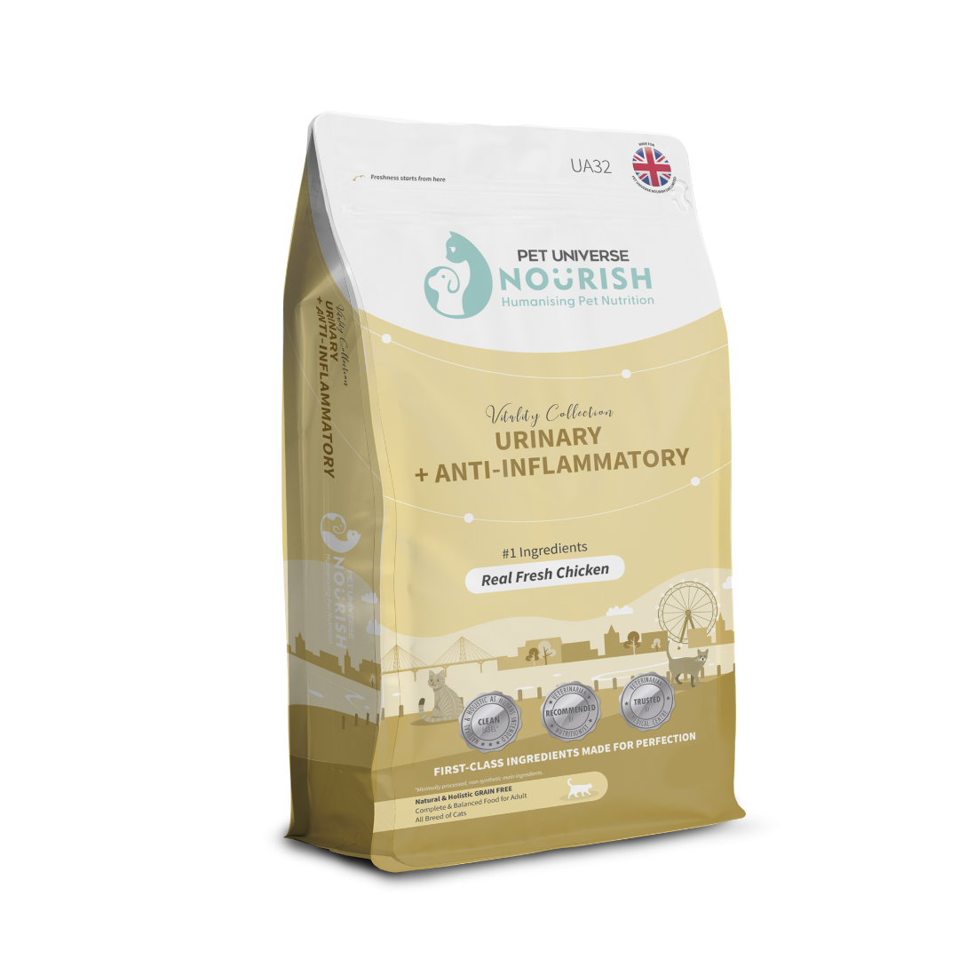 PET UNIVERSE NOURISH CAT VITALITY URINARY AND ANTI-INFLAMMATORY WITH FRESH CHICKEN DRY CHICKEN image 3