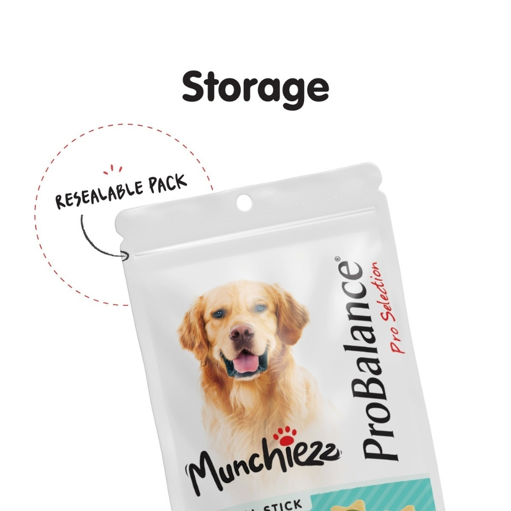 PROBALANCE MUNCHIEZZ 100G DENTAL STICK LEMON DOG SNACK image 6