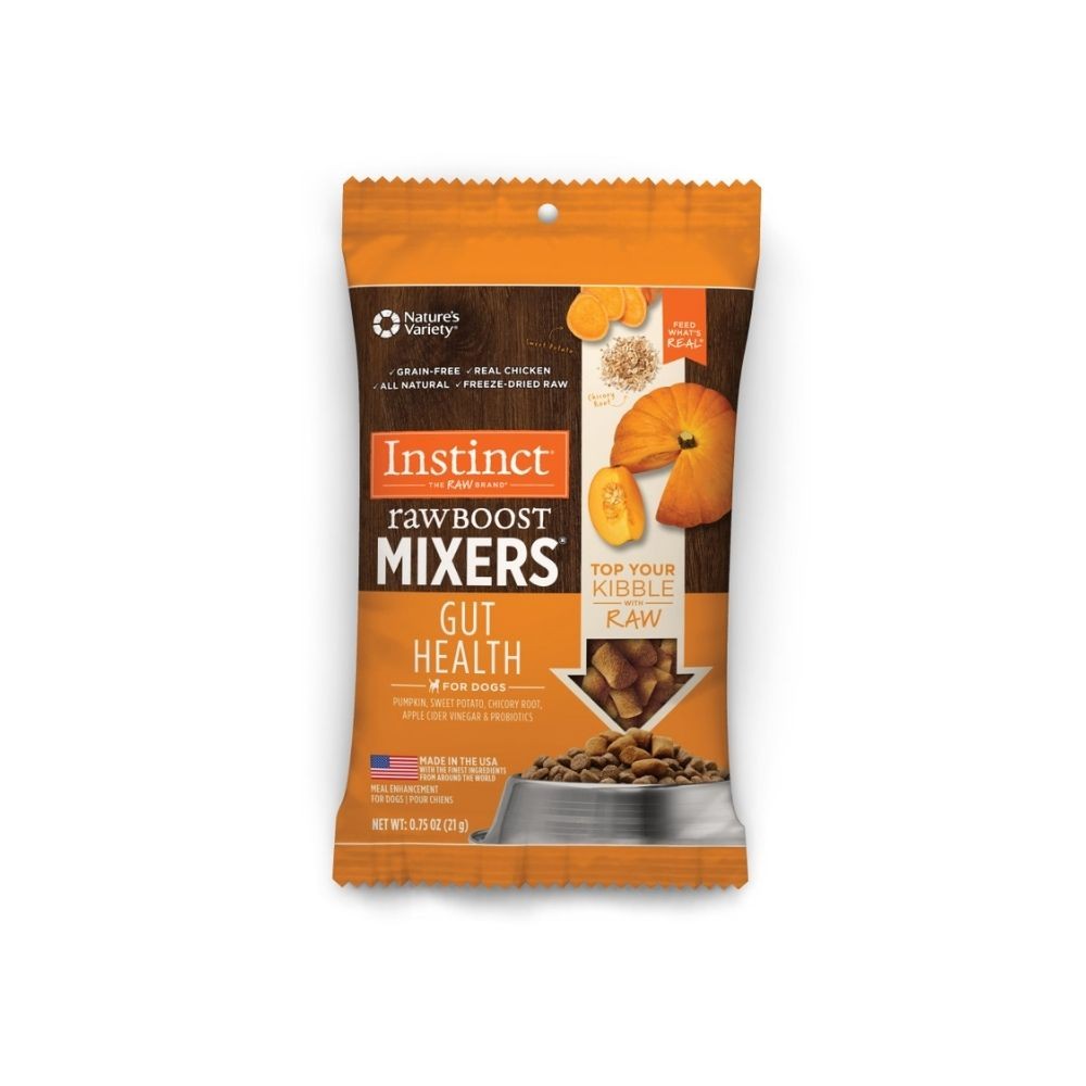 INSTINCT DOG FREEZE-DRIED RAW BOOST MIXERS 21G (0.75OZ) GRAIN-FREE GUT HEALTH DOG FOOD TOPPER image 2