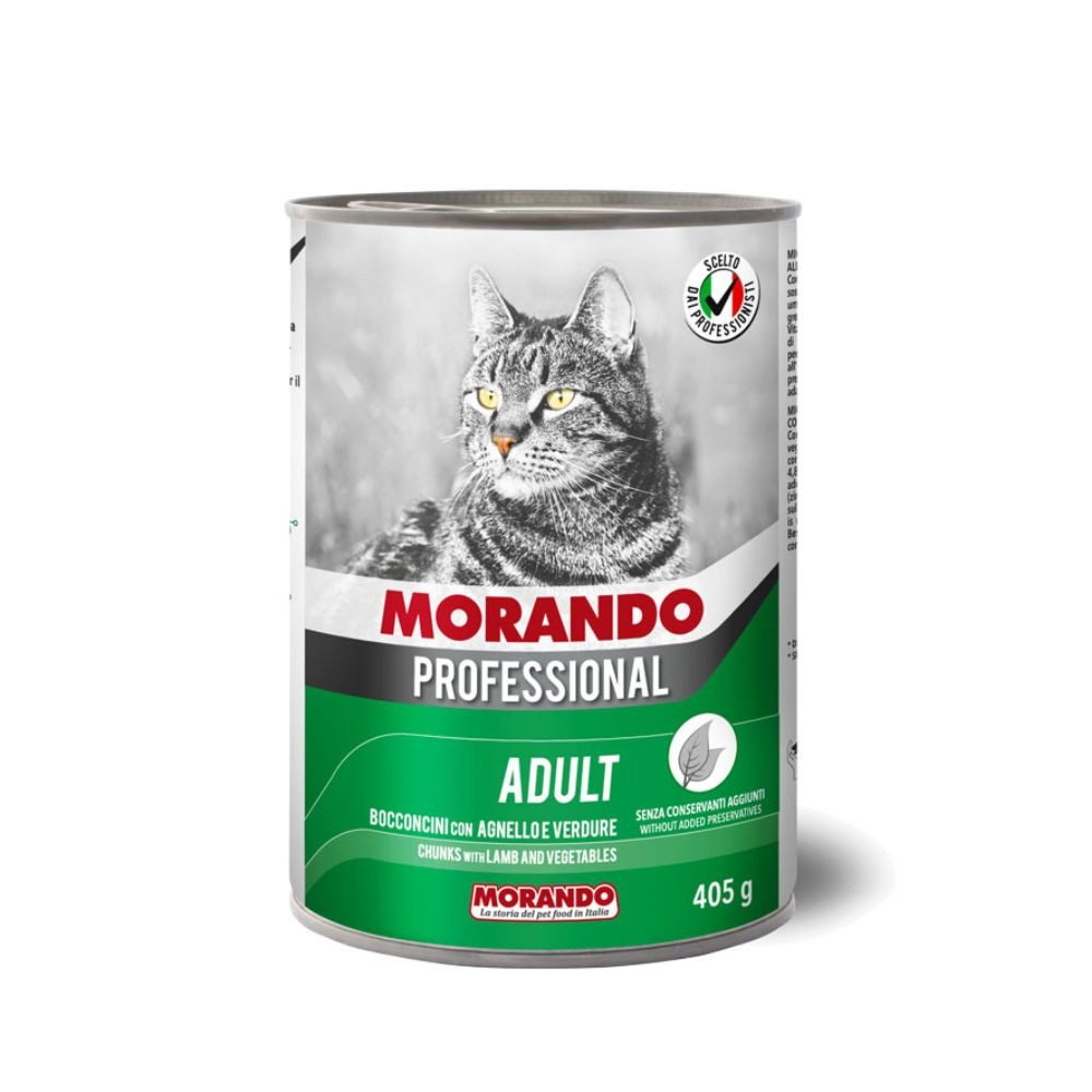 MORANDO CAT 405G CHUNKS LAMB & VEGETABLES WET CAT FOOD image 2