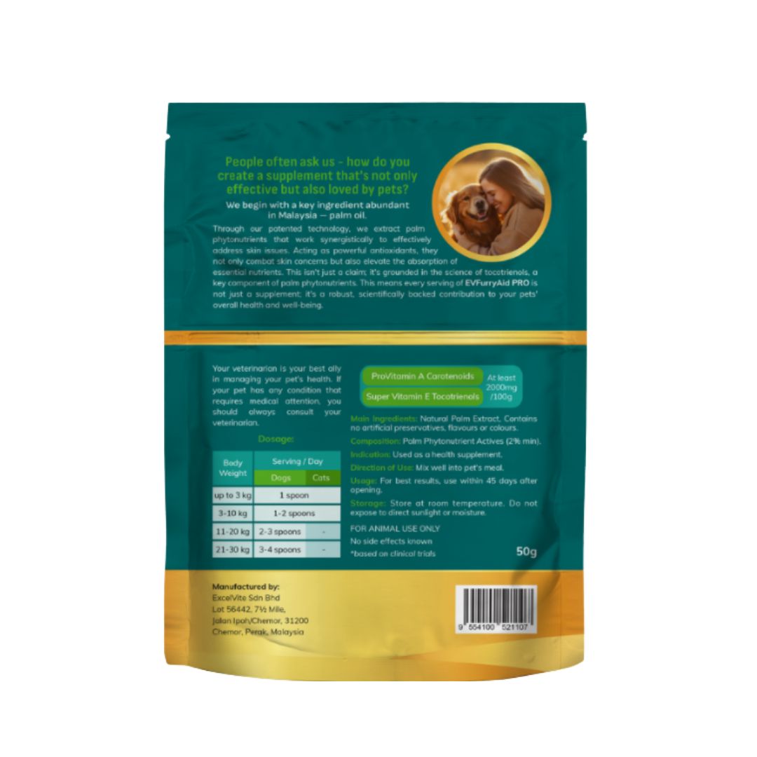 EV FURRY AID PRO 50G DOG SUPPLEMENT image 2