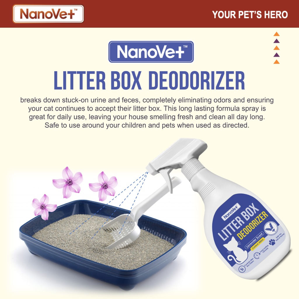 NANOVET LITTER DEODORISER 500ML image 5