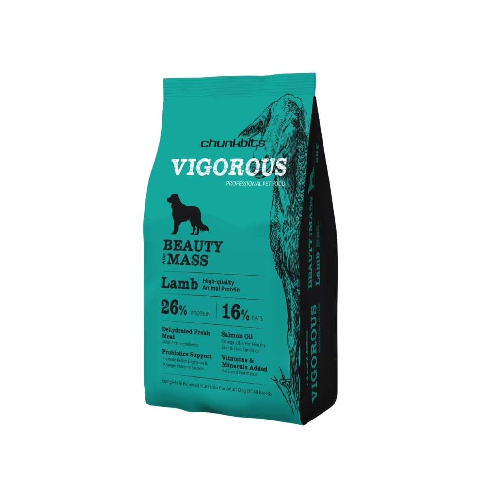 CHUNKBITS VIGOROUS 13KG ADULT DOG BEAUTY MASS DRY DOG FOOD image 2