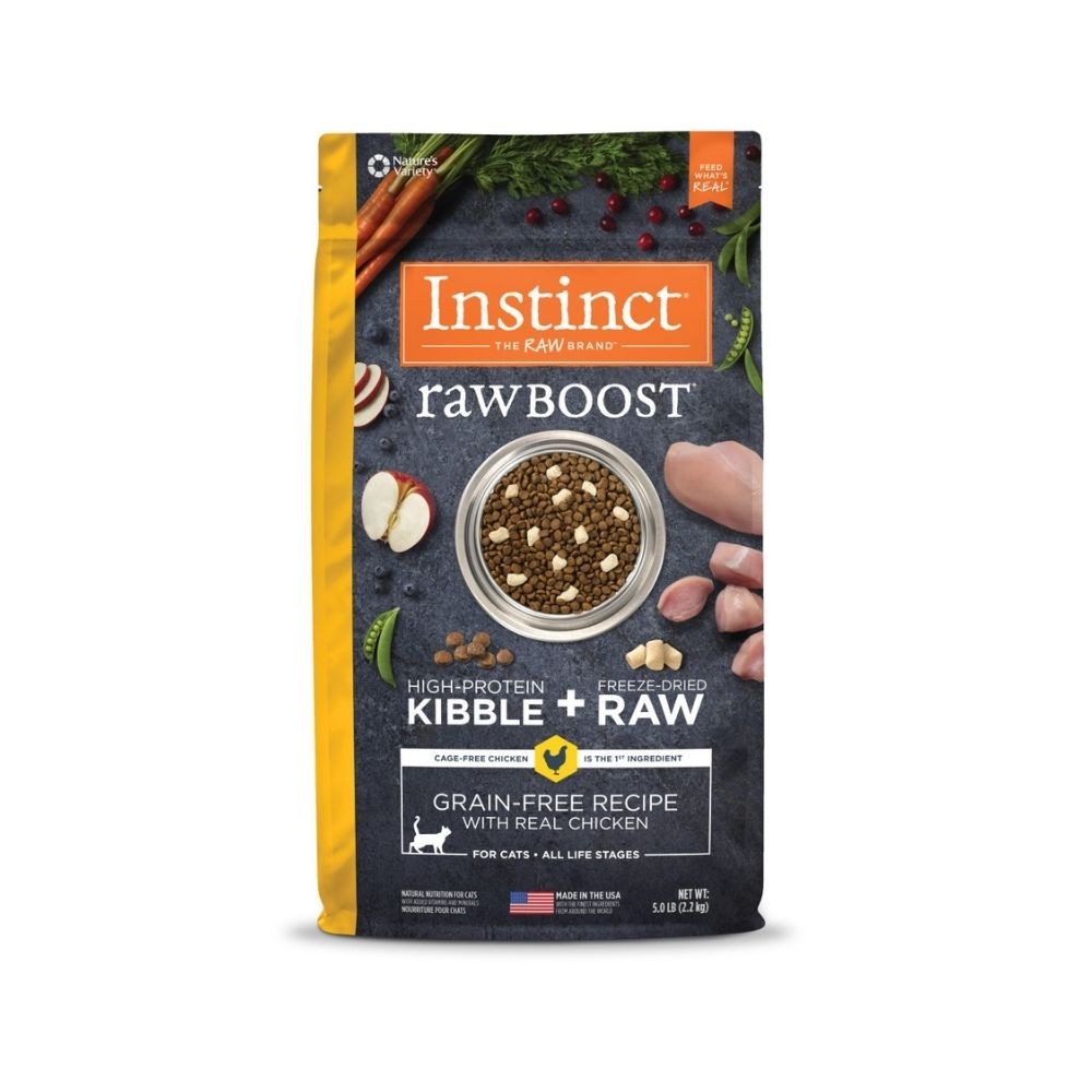 INSTINCT CAT RAW BOOST 2.2KG (5LB) GRAIN FREE RECIPE WITH REAL CHICKEN DRY CAT FOOD image 2
