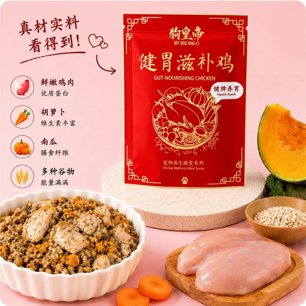 MYDOGKING 100GX5 GUT-NOURISHING BOILED CHICKEN COOKED DOG FOOD image 7