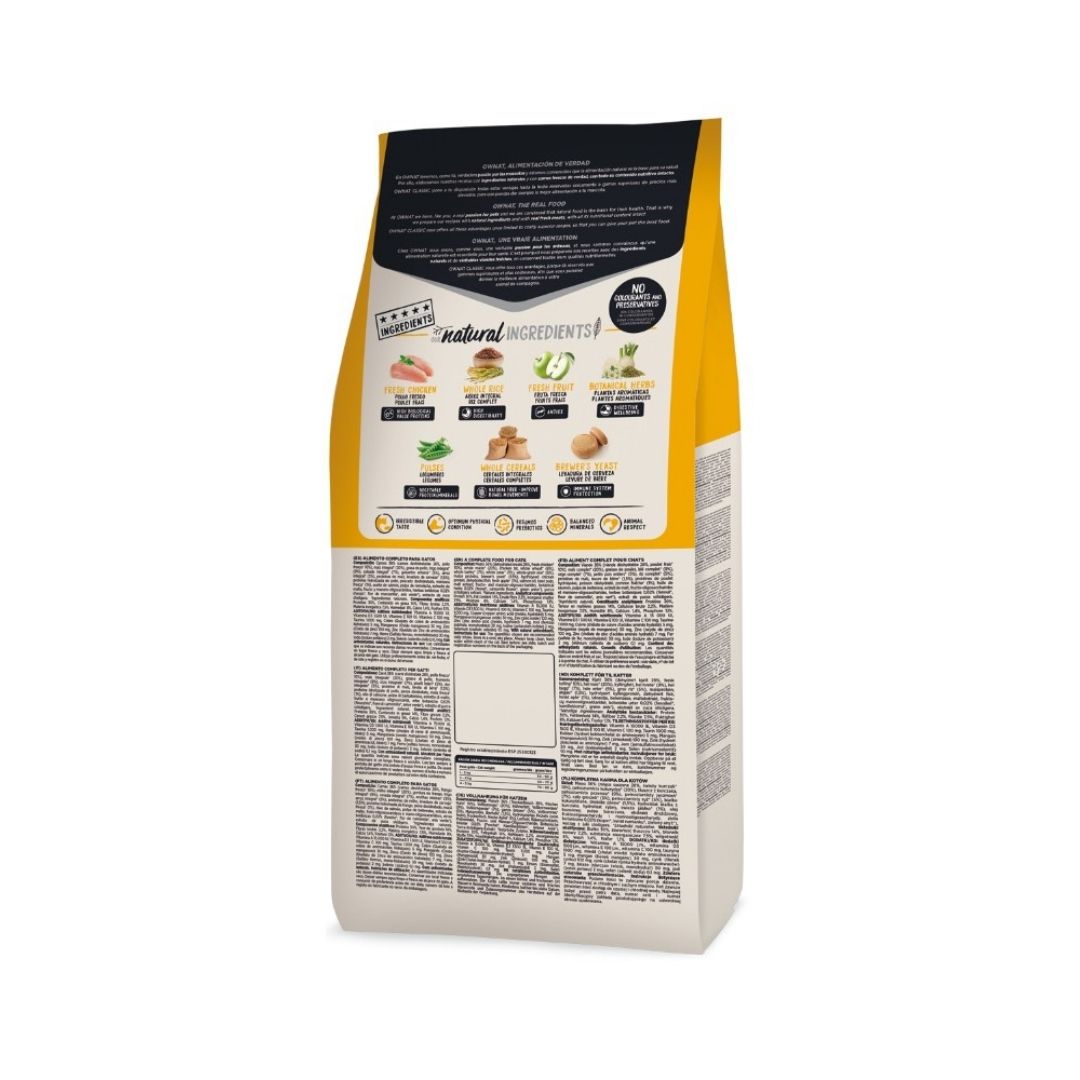 OWNAT CAT CLASSIC DAILY CARE CHICKEN 4KG DRY CAT FOOD image 2