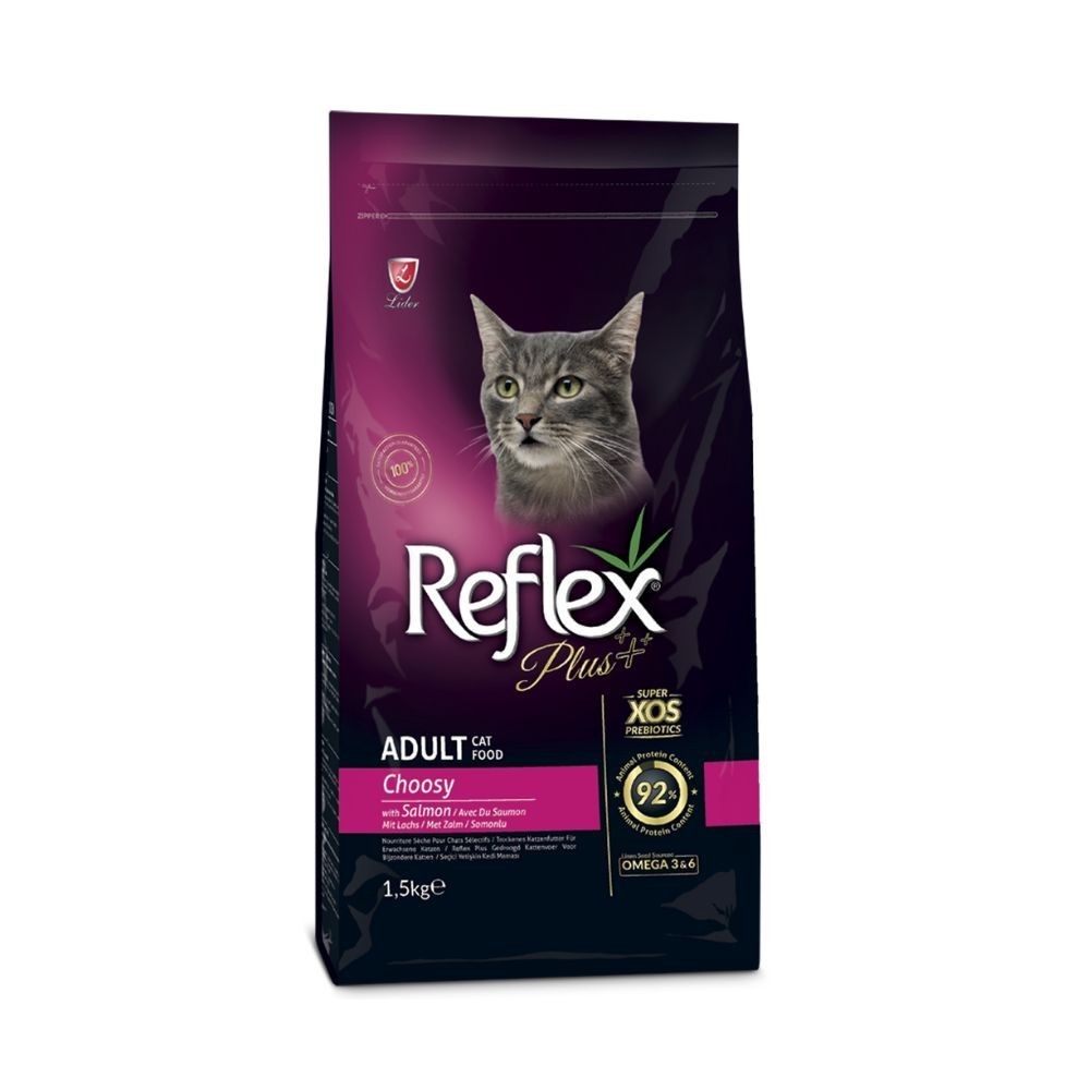 REFLEX PLUS 1.5KG CHOOSY SALMON DRY CAT FOOD image 2
