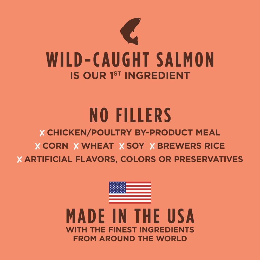 INSTINCT DOG BE NATURAL 10.8KG (24LB) REAL SALMON & BROWN RICE RECIPE DRY DOG FOOD image 5