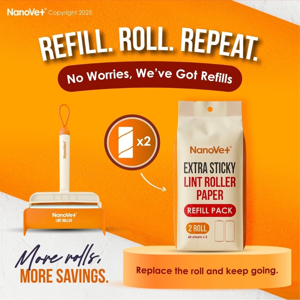 NANOVET EXTRA STICKY LINT ROLLER image 7