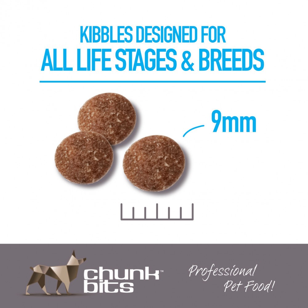 CHUNKBITS DOG 4KG SENSI 27 SALMON & TAPIOCA DRY DOG FOOD image 4