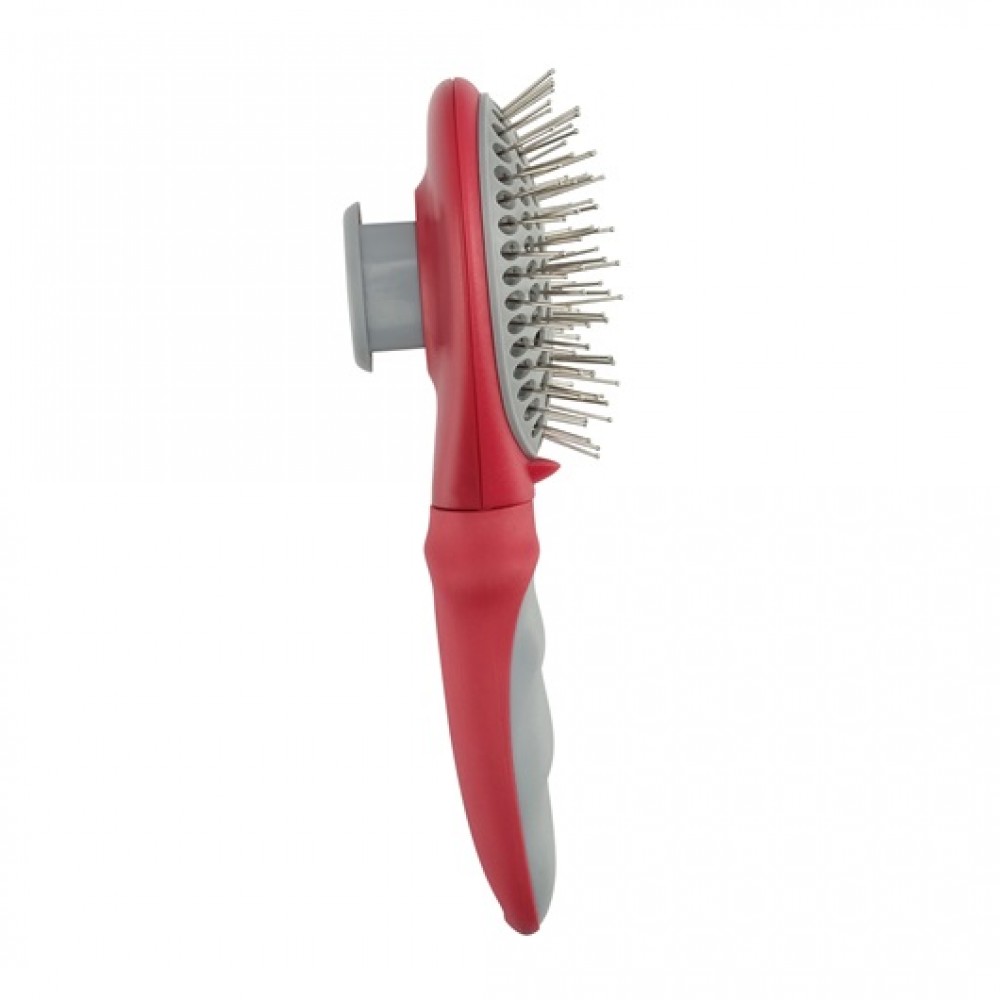 LE SALON ESSENTIAL DOG SELF-CLEANING PIN BRUSH LARGE image 2