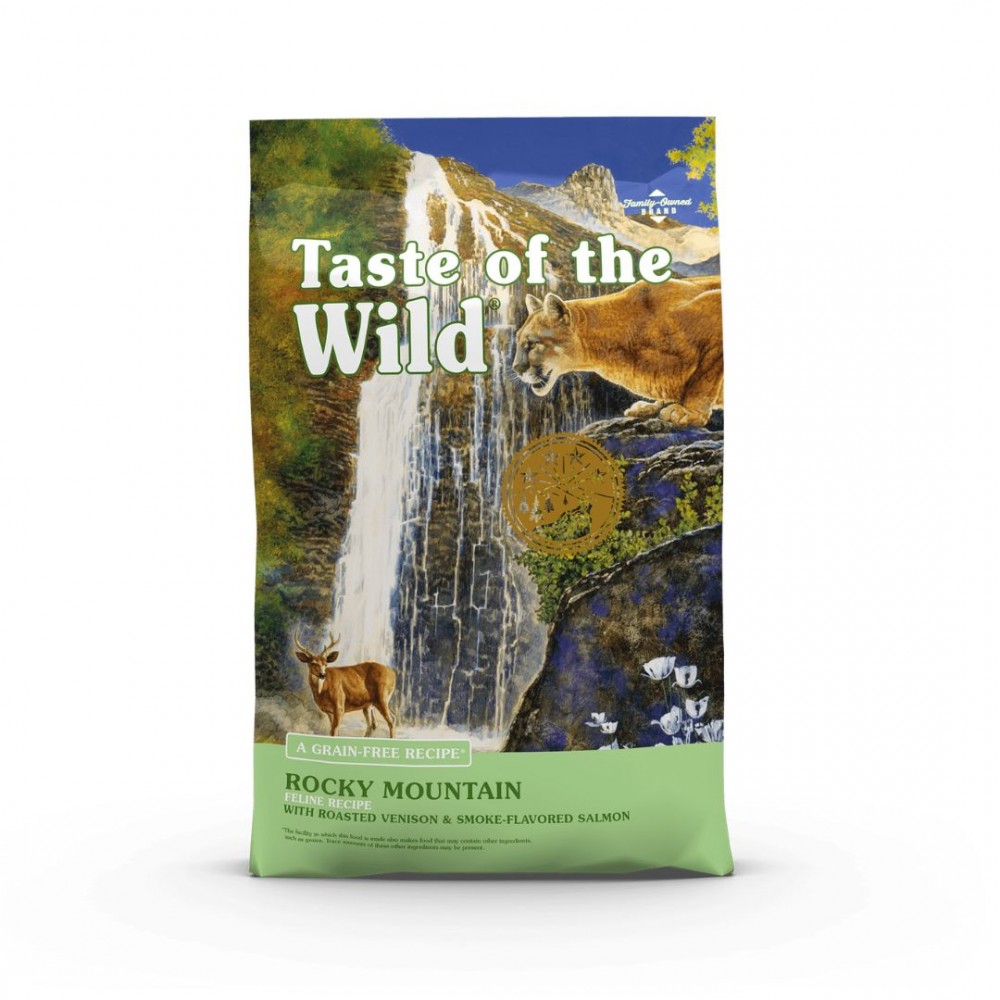 TASTE OF THE WILD CAT 2KG ROCKY MOUNTAIN FELINE VENISON & SMOKED SALMON DRY CAT FOOD image 2