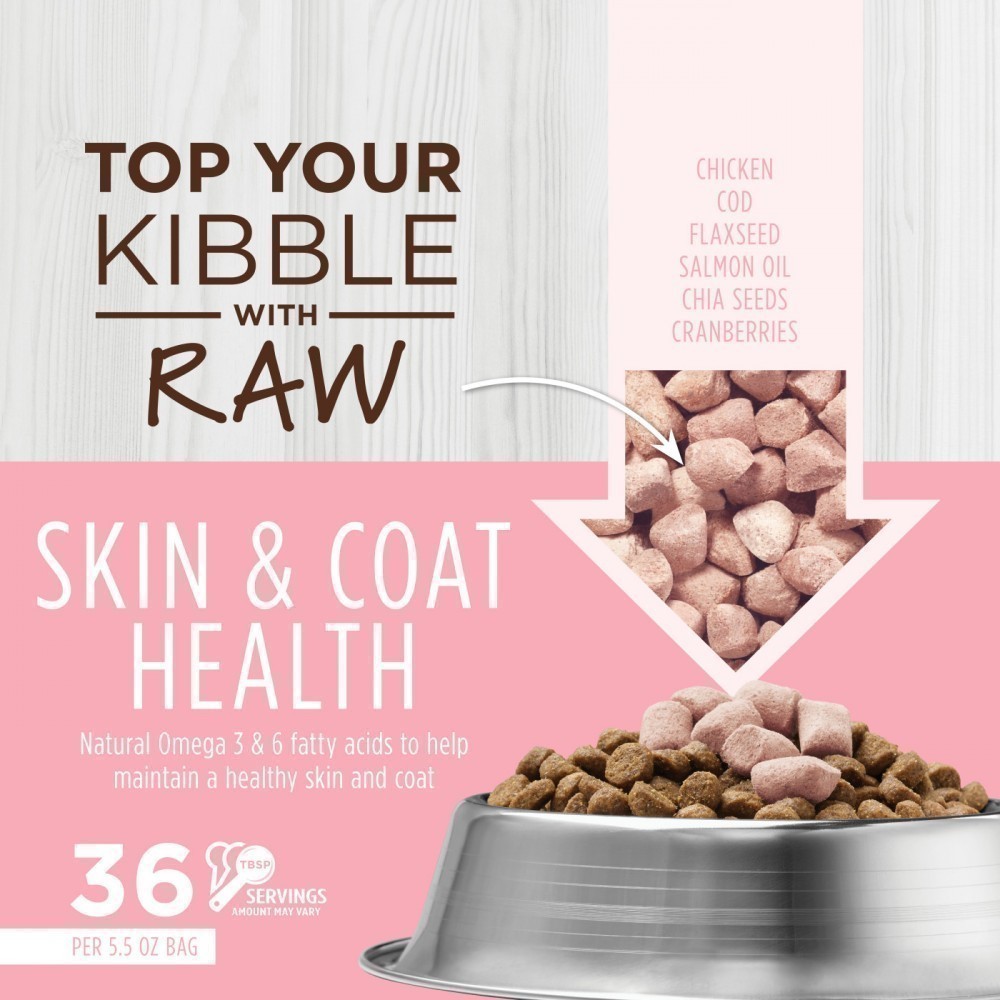 INSTINCT CAT FREEZE-DRIED RAW BOOST MIXERS 21G (0.75OZ) GRAIN-FREE SKIN & COAT CAT FOOD TOPPER image 2