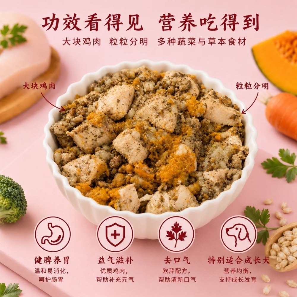 MYDOGKING 100GX5 GUT-NOURISHING BOILED CHICKEN COOKED DOG FOOD image 6